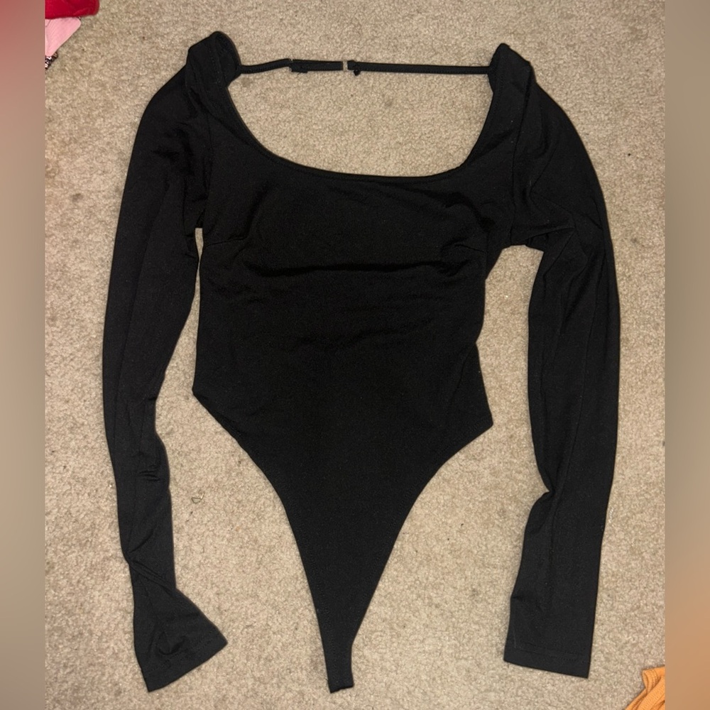 Black Long Sleeve Bodysuit